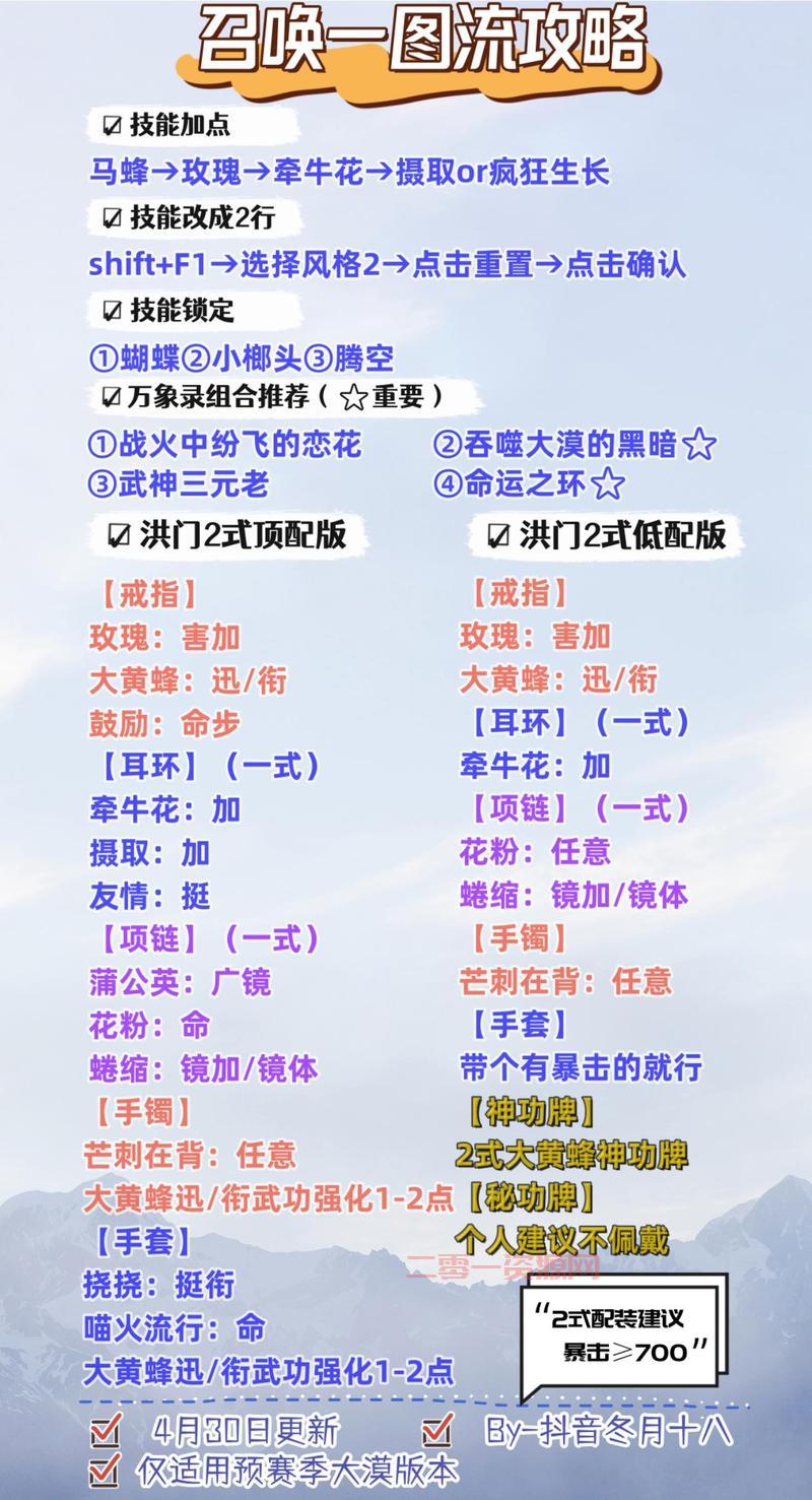 剑灵召唤师新手攻略：快速上手技能加点与输出手法