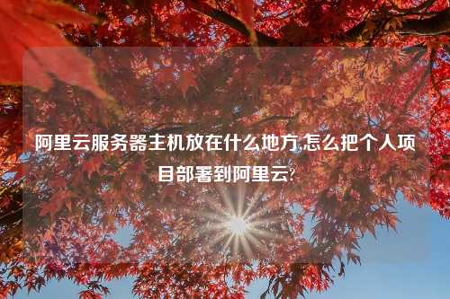 阿里云服务器主机放在什么地方,怎么把个人项目部署到阿里云?