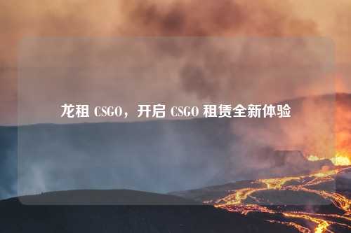 龙租 CSGO，开启 CSGO 租赁全新体验